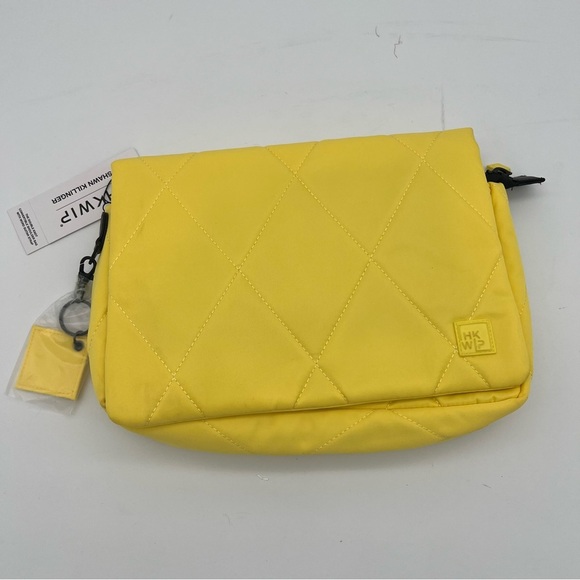 IHKWIP Yellow Quilted Double Knot Bag by Shawn Killinger – No Strap – NWT - Picture 1 of 8